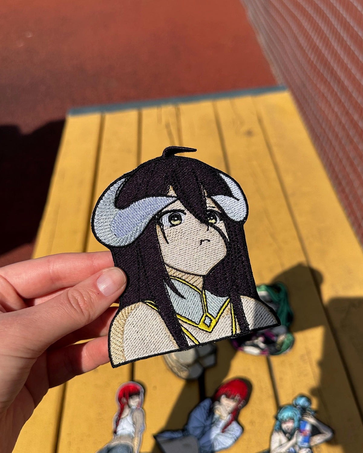 Overlord Horned Anime Girl Embroidered Patch