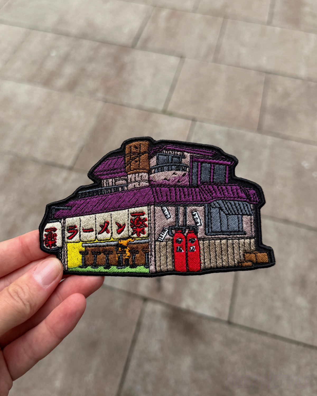 Japanese Ramen Shop Embroidered Patch