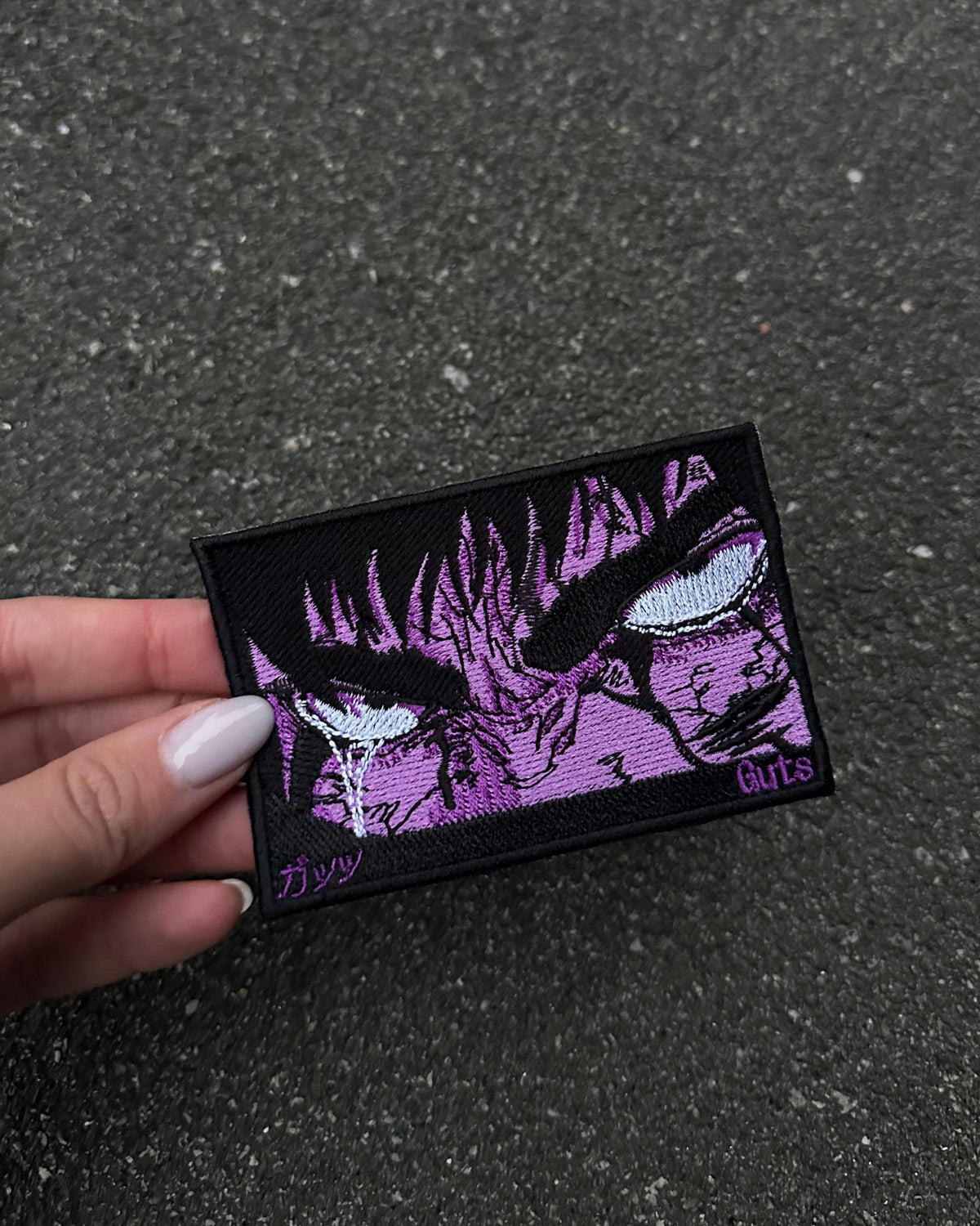 Purple Berserk Anime Embroidered Patch