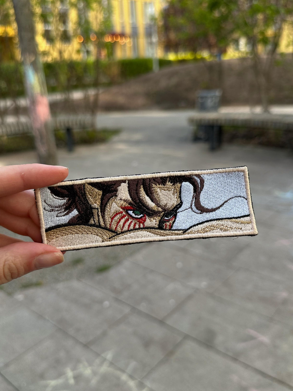 Titan Eyes Embroidered Patch