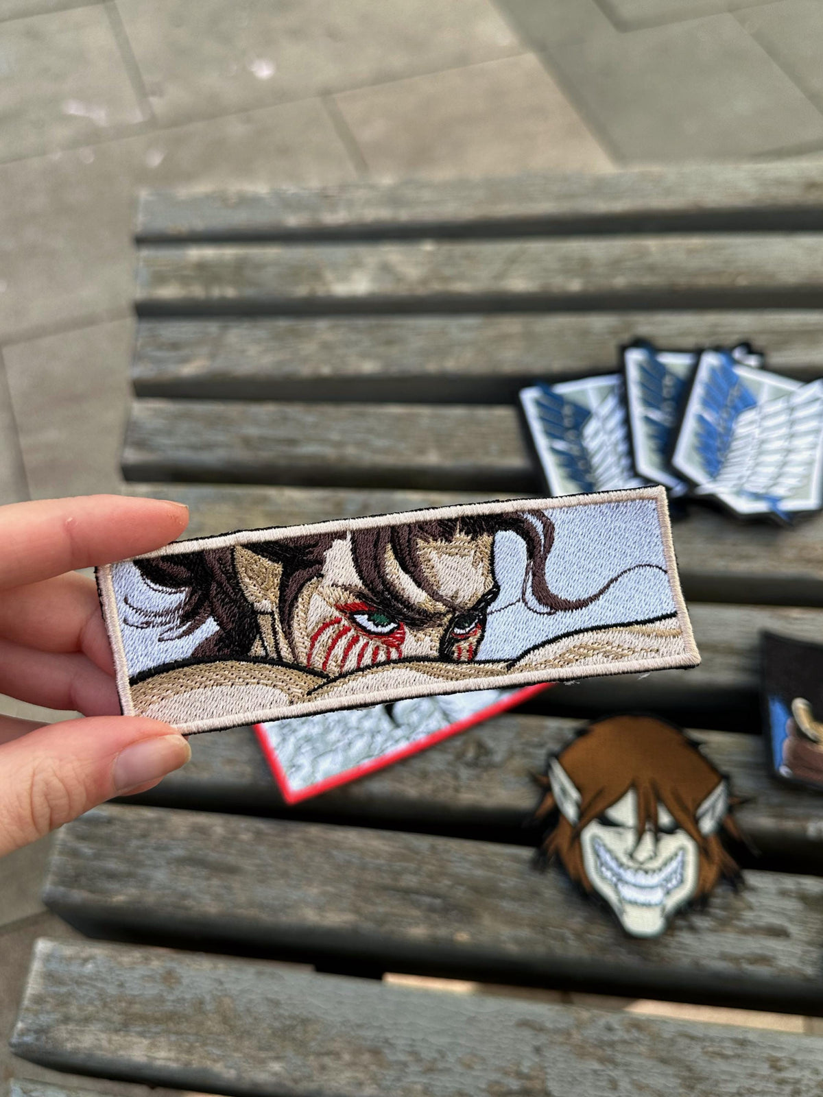 Titan Eyes Embroidered Patch