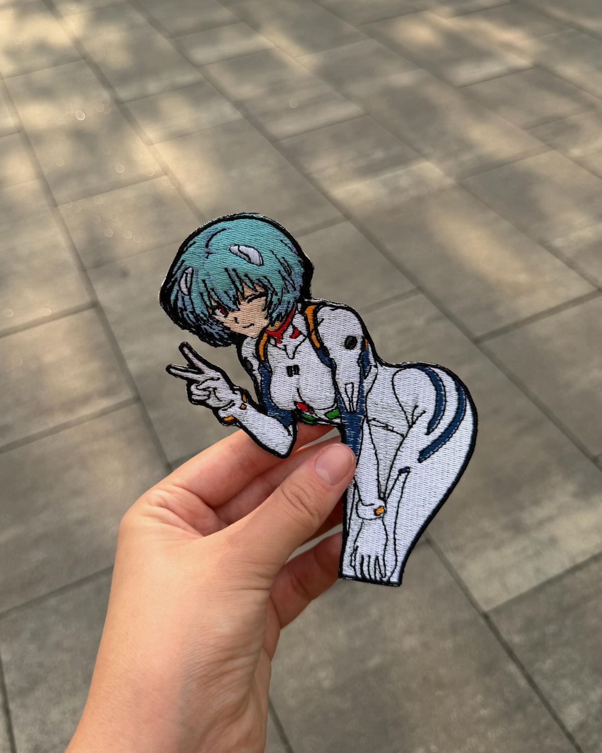 NGE Anime Girl Embroidered Patch