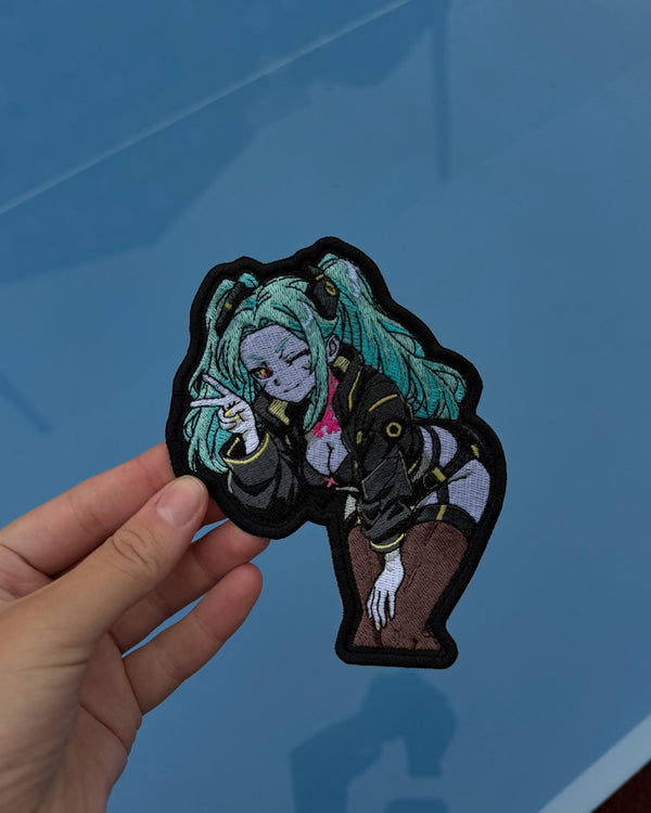Neon Mint Anime Girl