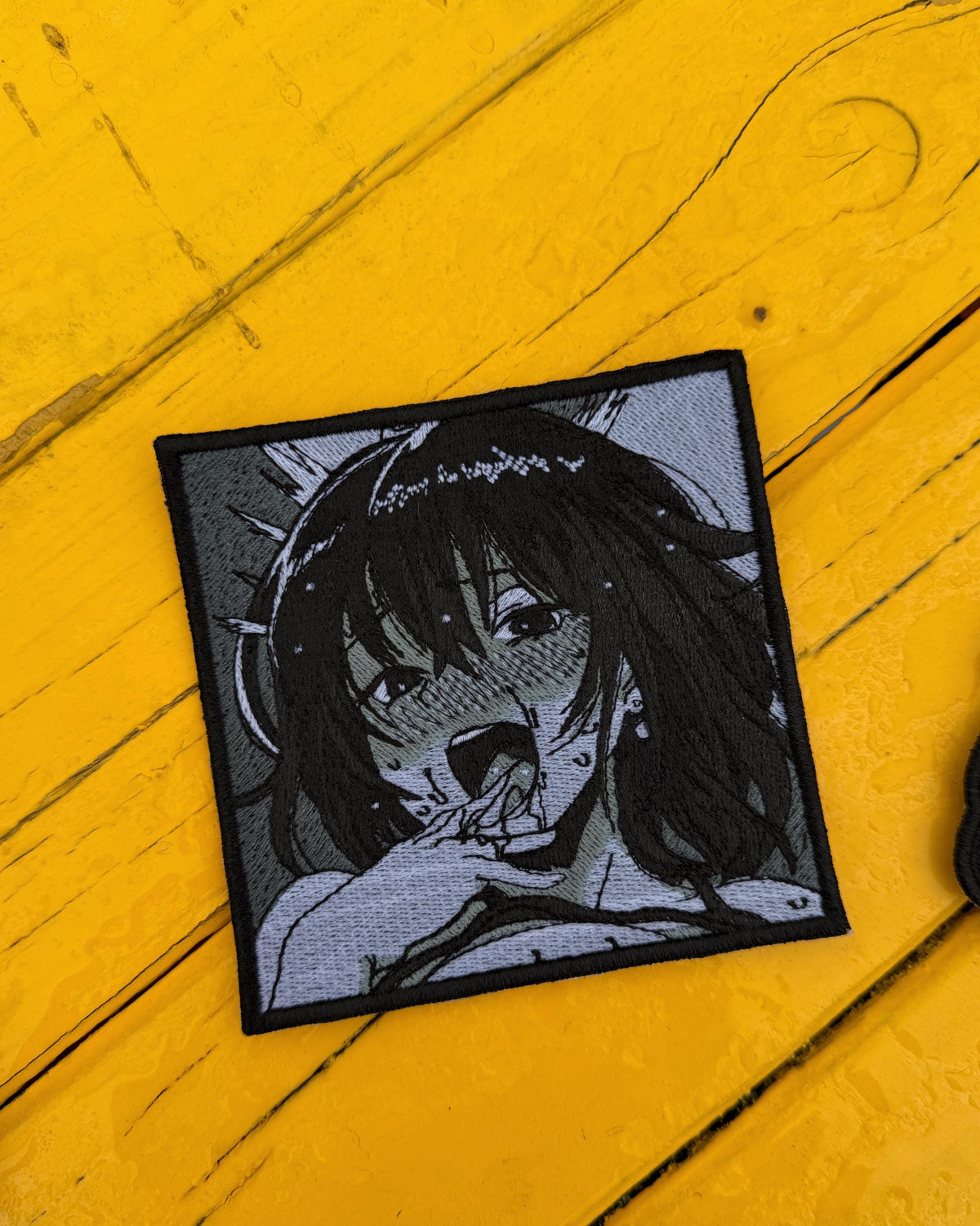 Midnight Blush Manga Panel Embroidered Patch