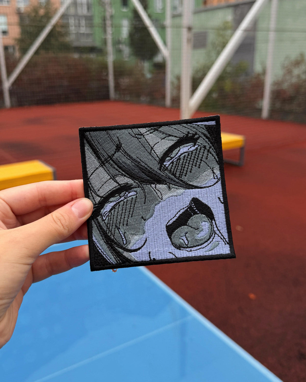 Melting Gaze Manga Panel Embroidered Patch