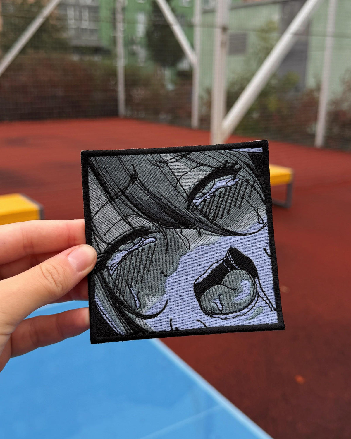 Melting Gaze Manga Panel Embroidered Patch