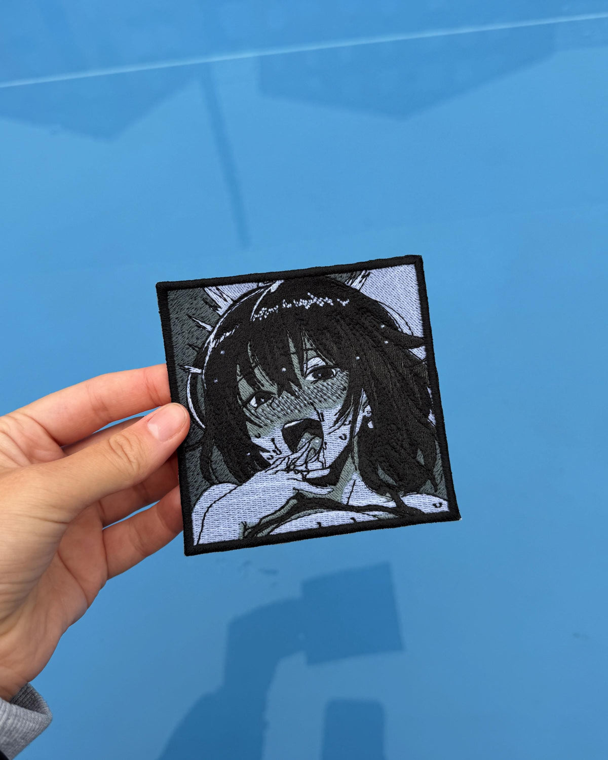 Midnight Blush Manga Panel Embroidered Patch
