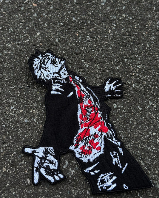Crimson Manga Fighter Embroidered Patch – Jujutsu Kaisen