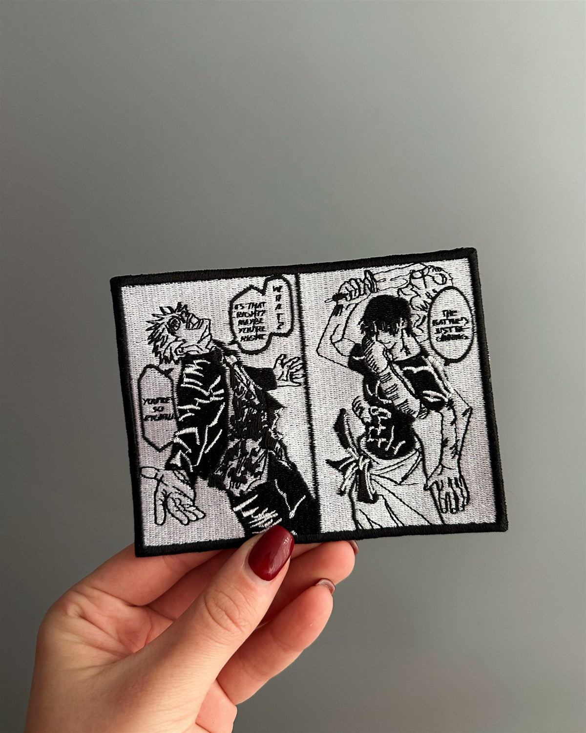 Two Panel Manga Page Embroidered Patch – Jujutsu Kaisen