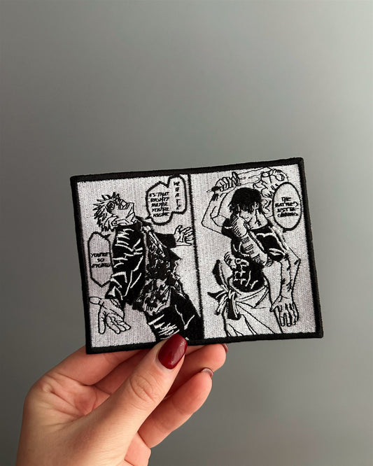 Two Panel Manga Page Embroidered Patch – Jujutsu Kaisen
