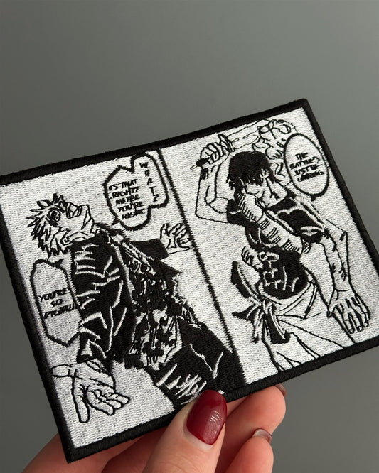 Two Panel Manga Page Embroidered Patch – Jujutsu Kaisen
