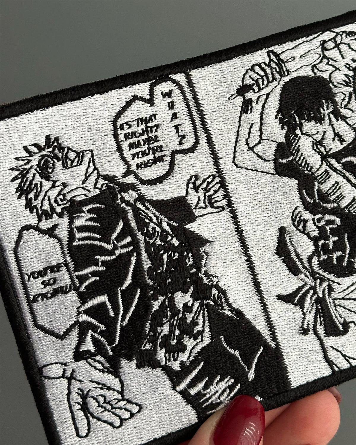 Two Panel Manga Page Embroidered Patch – Jujutsu Kaisen