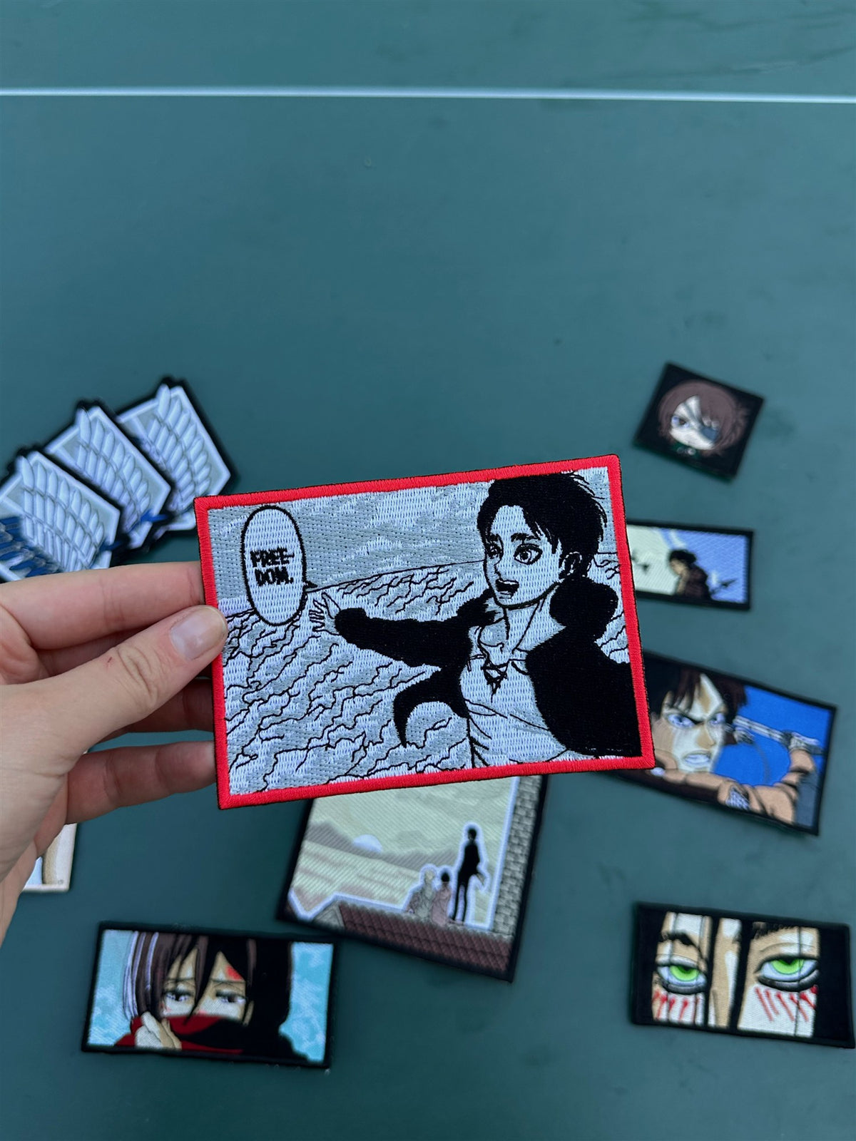 Snowfield Manga Panel Embroidered Patch – Attack on Titan