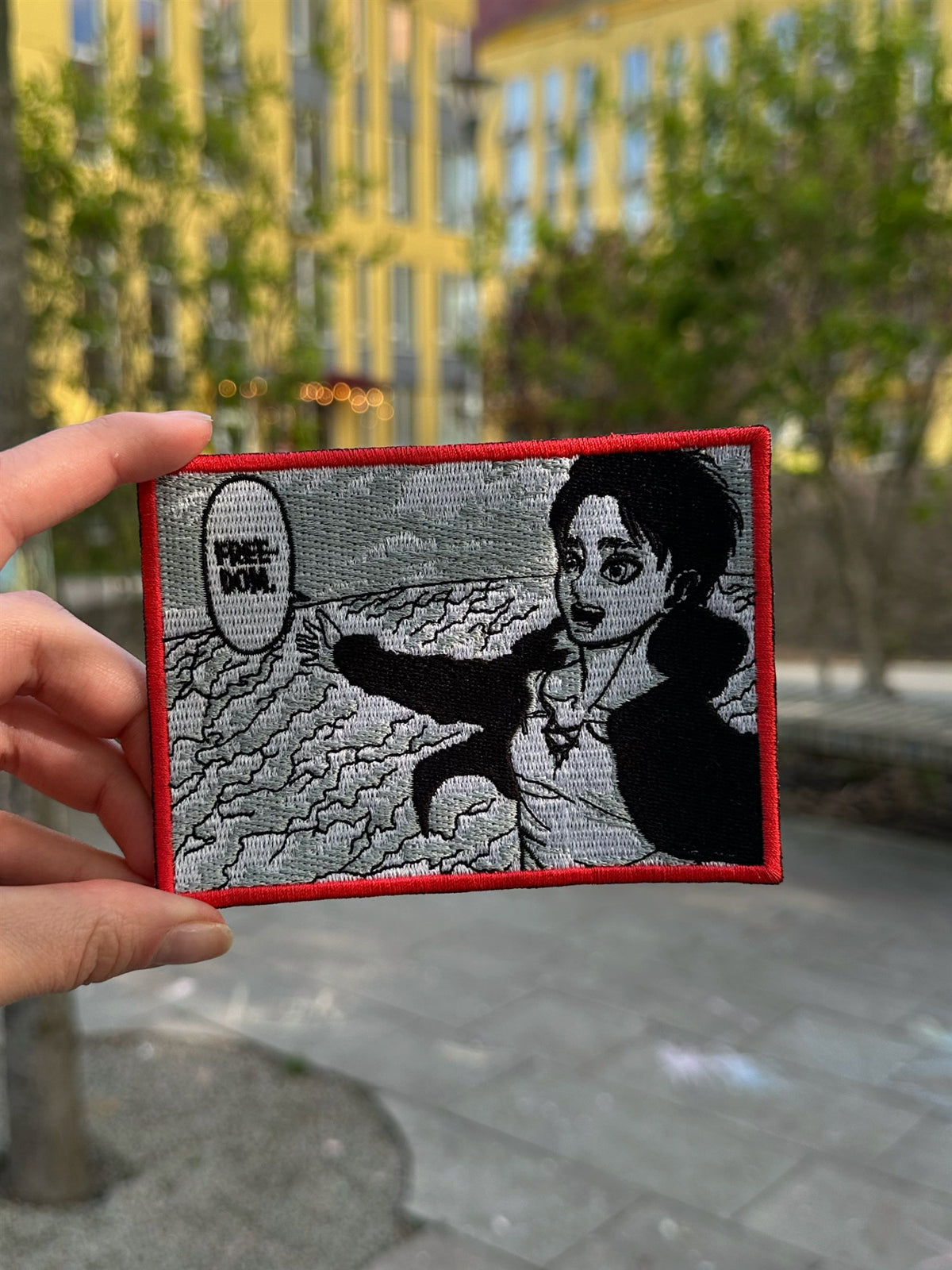 Snowfield Manga Panel Embroidered Patch – Attack on Titan
