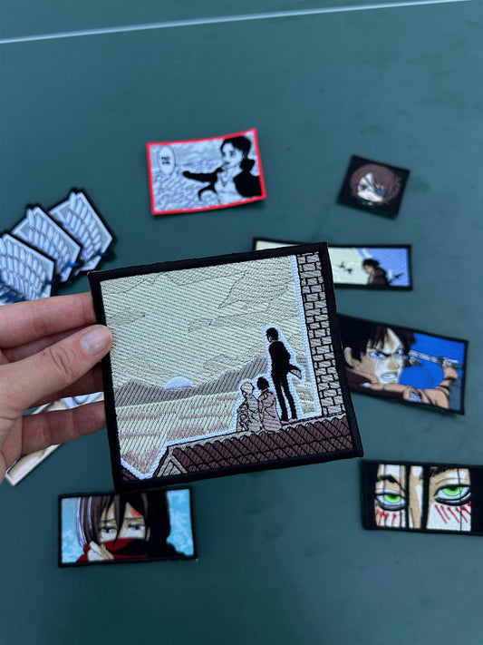 Eren at the Sea Embroidered Patch – Attack on Titan