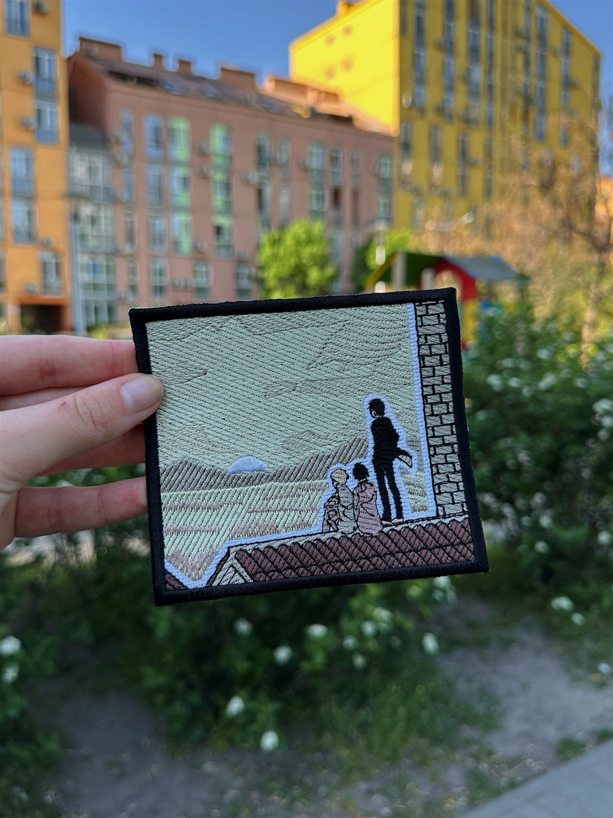 Eren at the Sea Embroidered Patch – Attack on Titan