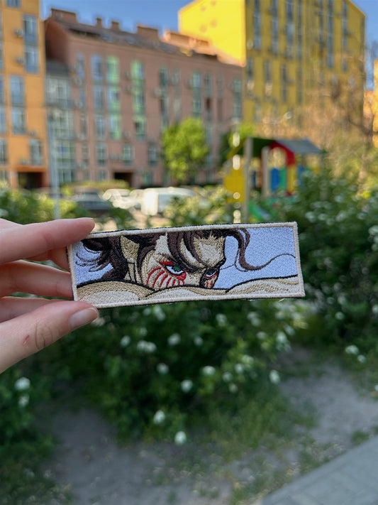 Titan Face Strip Embroidered Patch – Attack on Titan