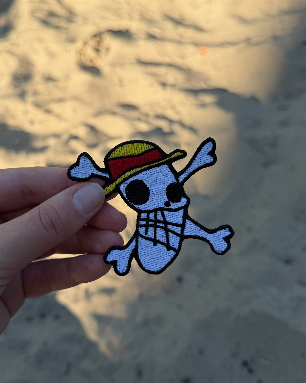 Straw Hat Jolly Roger Embroidered Patch – One Piece