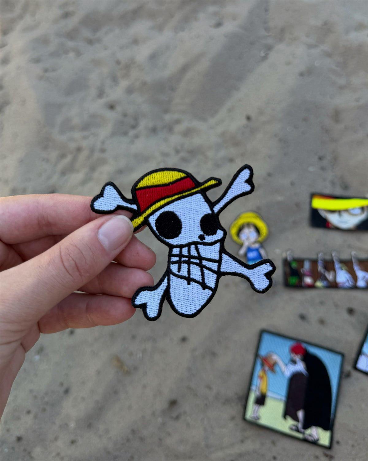 Straw Hat Jolly Roger Embroidered Patch – One Piece