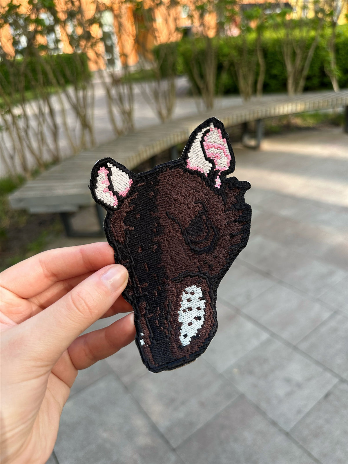 Rat Mask Embroidered Patch – Hotline Miami