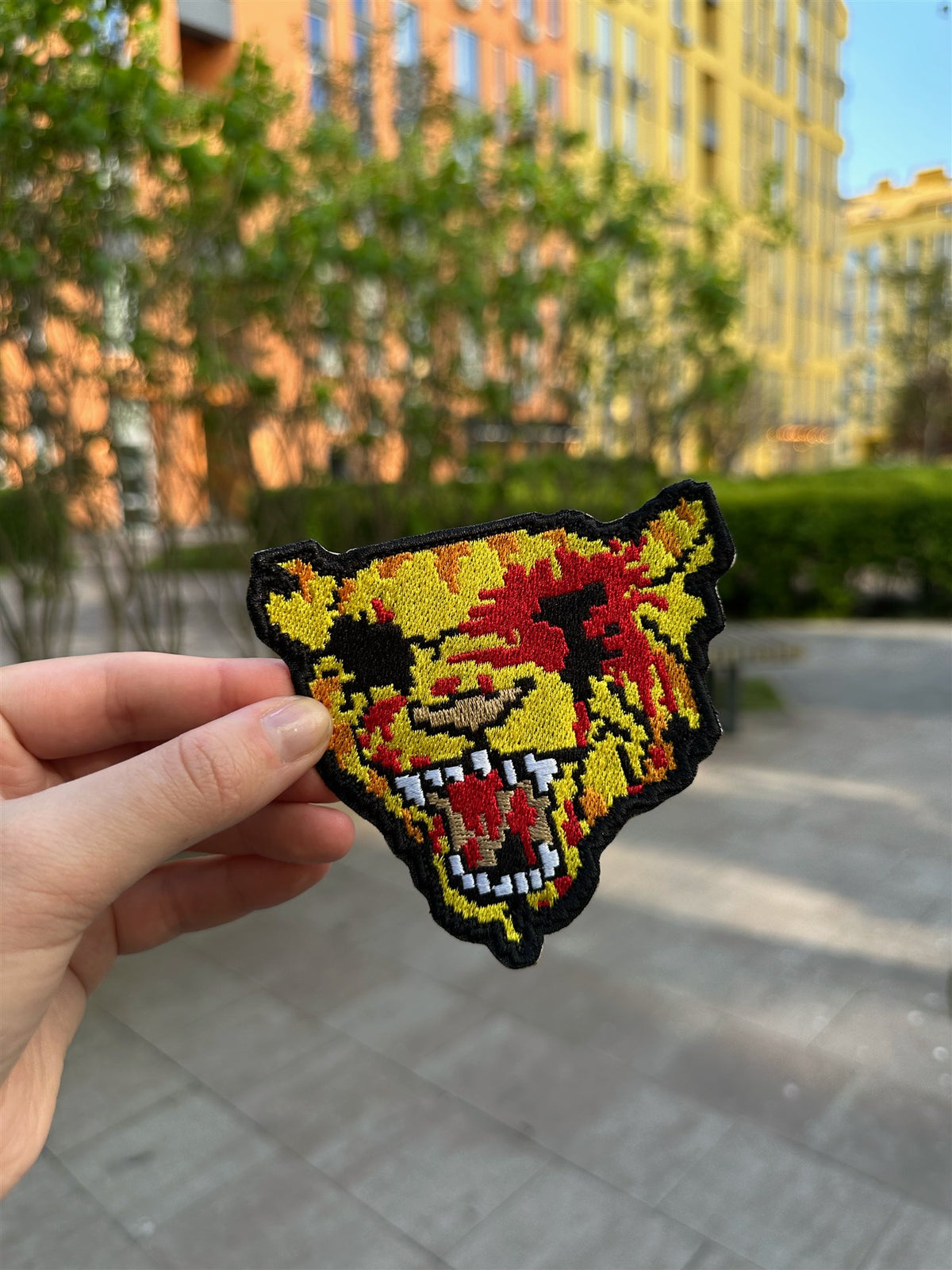 Tony Tiger Mask Embroidered Patch – Hotline Miami