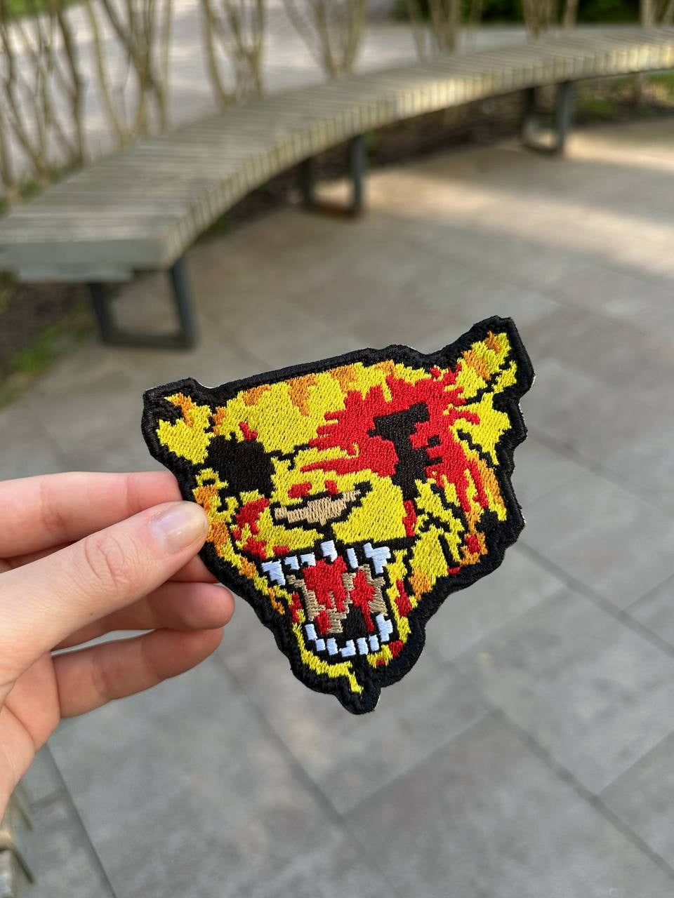 Tony Tiger Mask Embroidered Patch – Hotline Miami