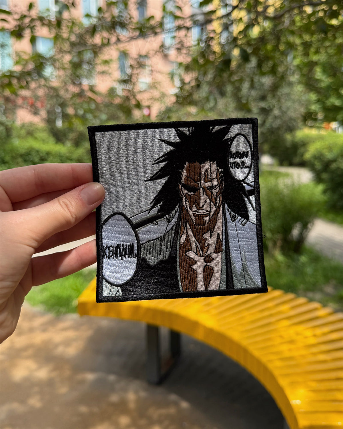 Kenpachi Zaraki Embroidered Patch – Bleach