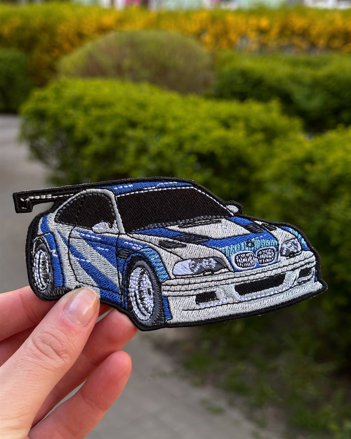 BMW M3 GTR Embroidered Patch – Need for Speed Most Wanted