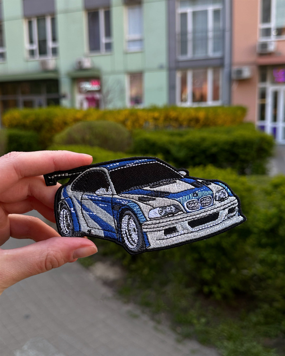 BMW M3 GTR Embroidered Patch – Need for Speed Most Wanted