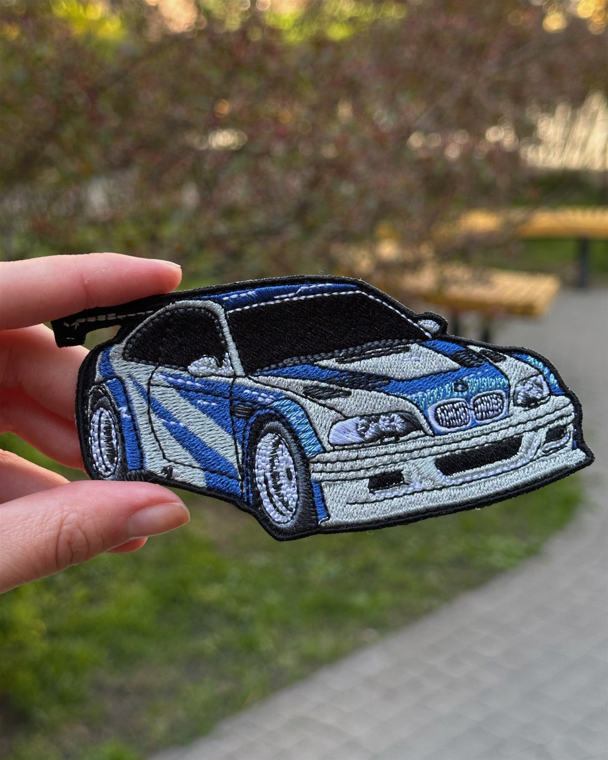 BMW M3 GTR Embroidered Patch – Need for Speed Most Wanted