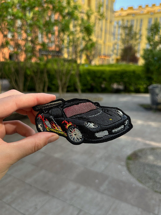 Flame Racer Embroidered Patch – Need for Speed