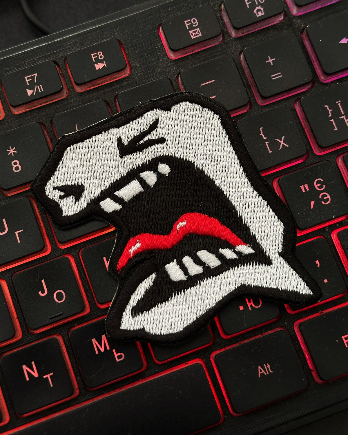Screaming Face Embroidered Patch – Dota 2