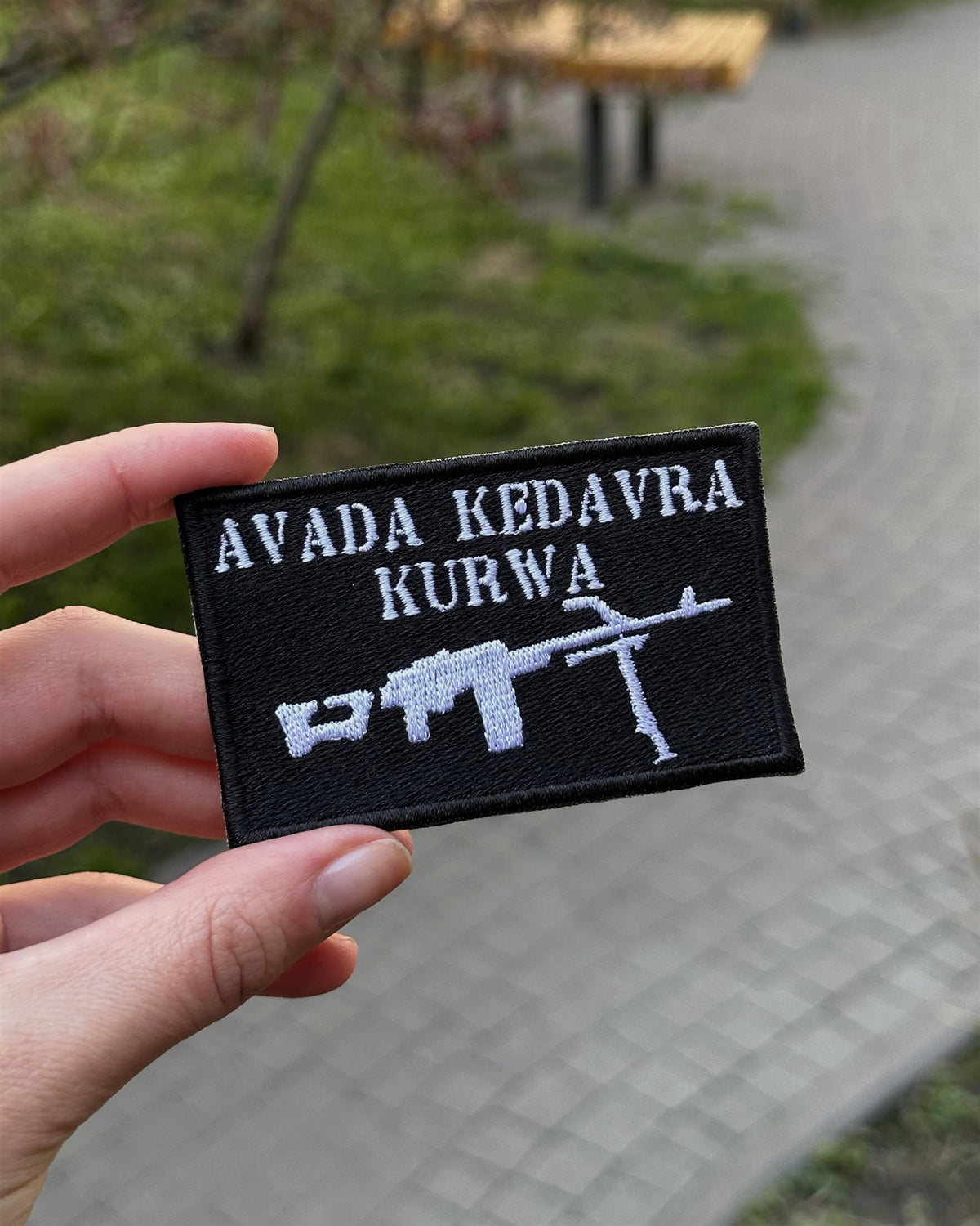 Avada Kedavra Kurwa Morale Patch