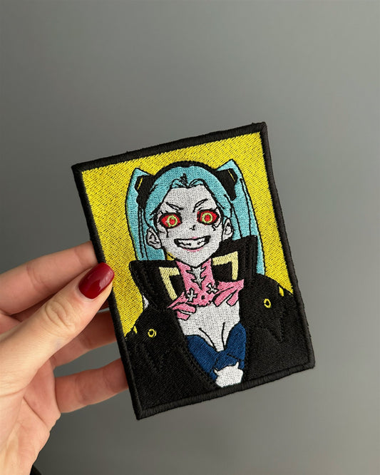 Rebecca Yellow Panel Embroidered Patch – Cyberpunk: Edgerunners