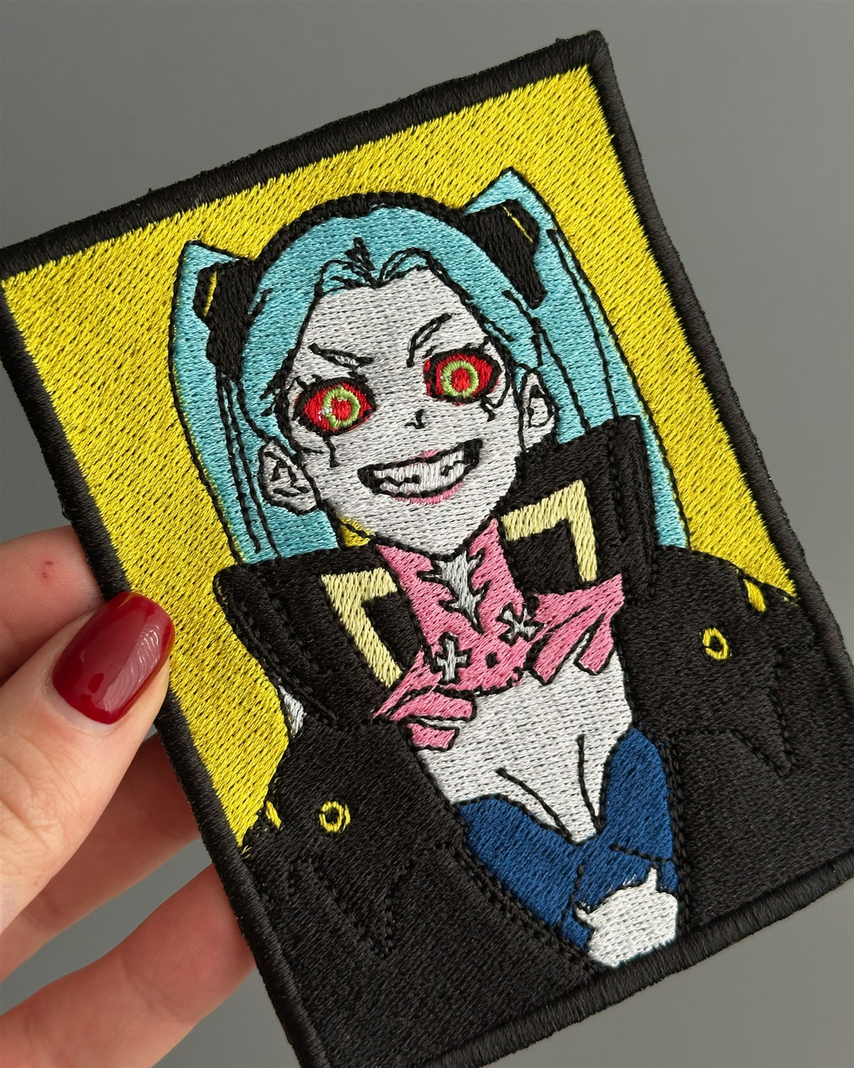 Rebecca Yellow Panel Embroidered Patch – Cyberpunk: Edgerunners