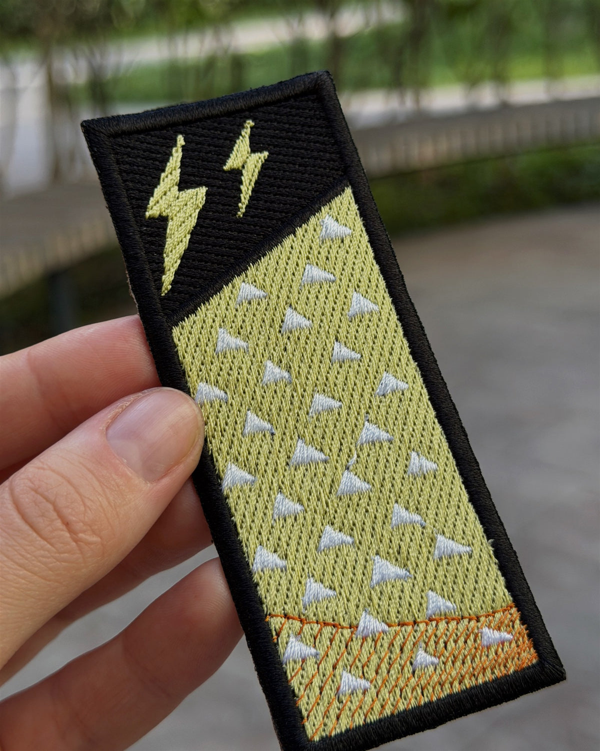 Zenitsu Haori Strip Embroidered Patch – Demon Slayer